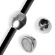 Zamak Magnetic Clasp Oval Irregular Ø5.2mm