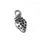 Zamak Charm Strawberry 24x13mm