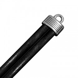 Terminal de Metal Zamak con Lineas 13x7mm (Ø 10x5mm)
