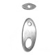 Cierre Aro Barrita de Metal Zamak Ovalado 26x12mm