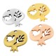 Zamak Pendant Pomegranate with Bird & Branch 42x35mm