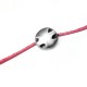 Zamak Bead Flattened 10mm Ø1.5mm
