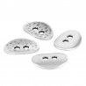 999° Silver Antique Plated/ 5µm