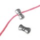 Passant Nœud en Métal/Zamac, 10x5mm (Ø 1.5mm)