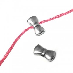 Passant Nœud en Métal/Zamac, 10x5mm (Ø 1.5mm)