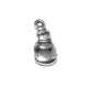 Breloque Bonhomme de Neige en Métal/Zamac, 10x23mm
