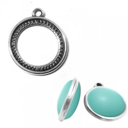 Zamak Pendant Double Setting 23mm Internal 20mm