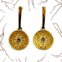 Colgante de Metal Zamak Redondo Doble Base 23mm (Int. 20mm)
