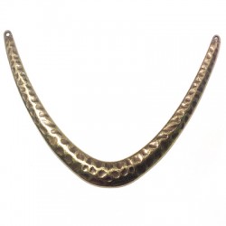 Accesorio para Collar de Metal Zamak Martillado 96x9mm