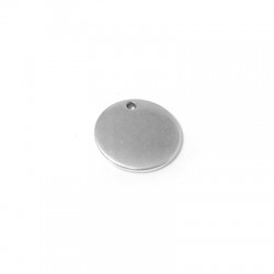 Zamak Charm Blank Round 12mm Ø1.3mm