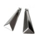 Colgante de Metal Zamak Pieza Geométrica 35x16mm