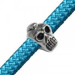 Passante in Metallo Zama Teschio 3D con Moicana 23x15mm (Ø 10mm)
