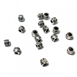 Entrepieza de Metal Zamak Tubo 3.2x4mm (Ø 2.3mm)