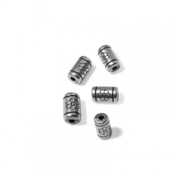Μεταλλικό Ζάμακ Χυτό Σωληνάκι 5.3x3mm Ø0.9mm