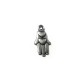 Zamak Charm Hamsa Hand (Fatima) 8x13mm
