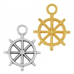 Colgante de Metal Zamak Timón 15mm