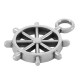 Zamak Charm Helm 15mm