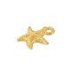 Zamak Charm Starfish 16x13mm