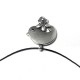 Zamak Charm Bird & Flower 17x22mm