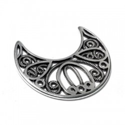 Intercalaire pour Collier en Métal/Zamac, 42x21mm