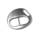Zamak One Piece Clasp 26x29mm Ø10.2x3.2mm
