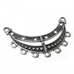 Intercalaire pour Collier en Métal/Zamac, 51x18mm