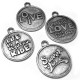 Zamak Charms Round 4 Mixed 20mm