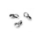 Passant Rond avec Anneau en Métal/Zamac, 5x8mm (Ø 2.2mm)