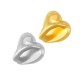 Zamak Slider Heart 8.5x9x5mm Ø5.2x2.2mm