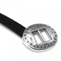 Chiusura a Fibbia in Metallo Zama Ovale 25x32mm (Ø 10.2x2mm)