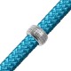 Passant Tube Rond avec Motif en Métal/Zamac, 15.2x8.5 (Ø 10mm)