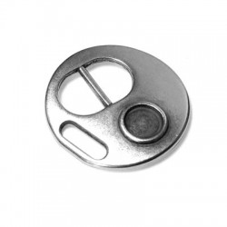 Cierre Entrepieza de Metal Zamak Una Pieza (Encaja SS34 Flatback) 30mm (Ø 10.2x3mm)