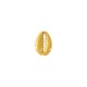 Intercalaire Coquille en Métal/Zamac, 19x13mm