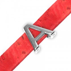Zamak Slider Letter 'A' 15mm Ø10.5x2.4mm