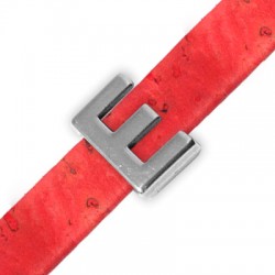 Zamak Slider Letter 'E' 15mm Ø10.5x2.4mm