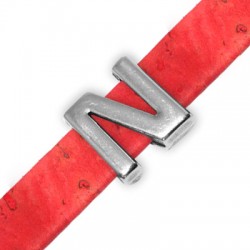 Zamak Slider Letter 'N' 15mm Ø10.5x2.4mm