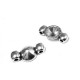 Connettore Rotondo in Metallo Zama 7mm con Base per SS24 (Ø1.3mm)