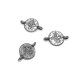Conector de Metal Zamak Redondo 7.3mm