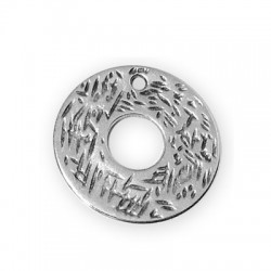 Pendentif rond en Zamak 23 mm (Ø 1.7 mm)