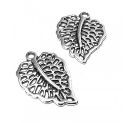Charm Zamak Feuille 19 x 20 mm