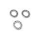 Conector de Metal Zamak Redondo con Numeros Latinos 11.5mm