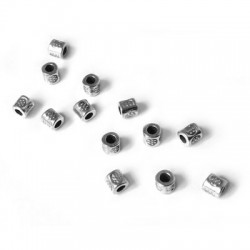 Passant tube en Métal/Zamak, 3,2x3,1mm
