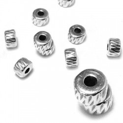 Zamak Bead Tube 4.9x3.2mm Ø1.5mm