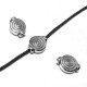 Μεταλλική Ζάμακ Χυτή Χάντρα Σαλιγκάρι 10x8mm/3.1mm Ø1.1mm