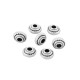 Entrepieza de Metal Zamak 5x3mm (Ø 1.4mm)