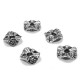 Distanziatore in Metallo Zama Quadrato10x4mm (Ø 2mm)