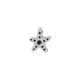 Pasador de Metal Zamak Estrella de Mar 10x9mm (Ø6x2mm)