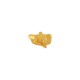 Zamak Slider Flat Starfish 10x9mm Ø6x2mm