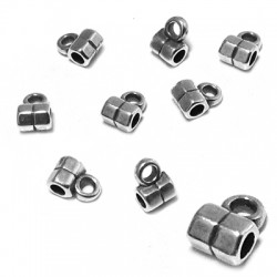 Zamak Bail Tube 4.4x3.3mm Ø1.8mm