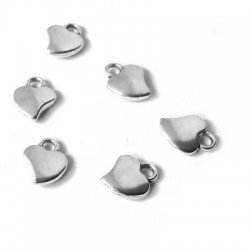 Ciondolo in Metallo Zama Cuore 8x2.5mm